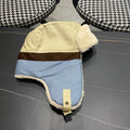 TRAPPER HAT IN BEIGE SUEDE AND RABBIT FUR 439533