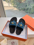 JOYCE SANDAL IN NAVY BLUE SUEDE