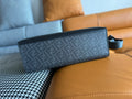 FENDI 38 BAG FF MONOGRAM FF BLACK CALFSKIN WITH STRAP
