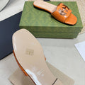 GG Cut Out Slide Sandals Gingerbread Brown