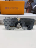SQUARE SUNGLASS 581371 IN GOLD METAL MONOGRAM ON LENS
