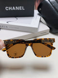 SQUARE SUNGLASSES 632879 IN HAVANA ACETATE
