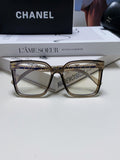 SQUARE SUNGLASSES 632881 IN GRAY CLEAR ACETATE