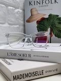 SQUARE SUNGLASSES 632887 IN CLEAR ACETATE
