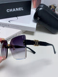 SQUARE SUNGLASSES 632893 IN BLACK ACETATE GRAY SMOKE LENSES