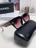 SQUARE SUNGLASSES 632894 IN RED ACETATE