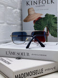 SQUARE FRAME SUNGLASSES 570213 IN METAL