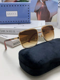 SQUARE FRAME SUNGLASSES 570213 IN METAL