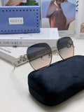 SQUARE FRAME SUNGLASSES 570217 IN METAL