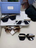 SQUARE FRAME SUNGLASSES 570231 IN ACETATE AND METAL