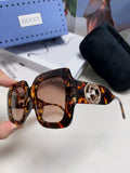 SQUARE FRAME SUNGLASSES GG0178S IN ACETATE EMBOSSED LOGO