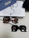 SQUARE FRAME SUNGLASSES GG0178S IN ACETATE EMBOSSED LOGO