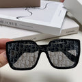 LADY 95.22 S2F SUNGLASS 571583 IN BLACK ACETATE OBLIQUE MASK