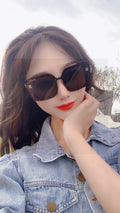 SQUARE SUNGLASSES 638797 IN ACETATE