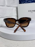 SQUARE SUNGLASS 575844 IN HAVANA ACETATE