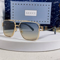 SQUARE FRAME SUNGLASSES 576906 IN METAL