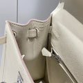 KELLY 25CM IN NATA EPSOM CALFSKIN SILVER HARDWARE