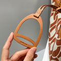 STEEPLE 28 BAG IN OFF-WHITE MIX BROWN CANVAS AND CALFSKIN