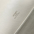 HM ROULIS 18 MINI BAG IN BEIGE CALFSKIN GOLD-TONE HARDWARE