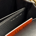 HM ROULIS 18 MINI BAG IN BLACK CALFSKIN GOLD-TONE HARDWARE