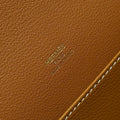 HM ROULIS 18 MINI BAG IN TAWNY BROWN CALFSKIN GOLD-TONE HARDWARE