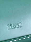 DUCHESSE MARIE-CAROLINE BAG 25 IN GREEN GOYARDINE CANVAS AND SMOOTH CALFSKIN