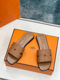 IDIOMA SANDAL IN BRONZE BROWN CALFSKIN