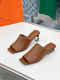 IDOLE SANDAL IN BRONZE BROWN CALFSKIN