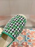 GG ESPADRILLE LOAFER GREEN CANVAS