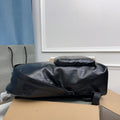 EXPLORER BACKPACK 47 IN BLACK ARENA LAMBSKIN