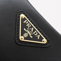 DUMPLING BAG 30 IN BLACK CALFSKIN