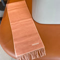 DOUBLE-FACE STOLE SCARF IN PEACHY PINK CASHMERE 394464