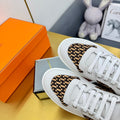 FREE SNEAKER IN WHITE CALFSKIN AND 