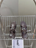 JUNE SANDAL CHOCOLATE CALFSKIN