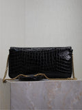 KATE 99 MEDIUM BAG 26 IN BLACK CROCODILE-EMBOSSED CALFSKIN COPPER HARDWARE