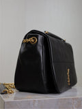 JAMIE 4.3 SMALL BAG 25 IN BLACK LAMBSKIN GOLD HARDWARE