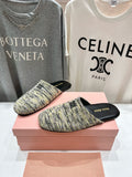 KNITTED MULES IN MULTICOLOR WOOL