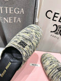 KNITTED MULES IN MULTICOLOR WOOL