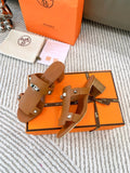 INVINCIBLE 50 SANDAL IN BRONZE BROWN CALFSKIN