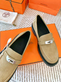 ICONE LOAFER IN TORTILLA BROWN SUEDE