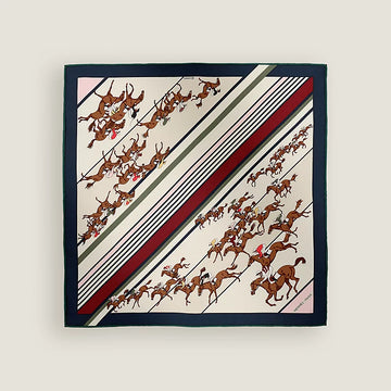 Hermes Les Courses Scarf 45