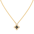 STAR PEDANT PINK GOLD DIAMOND NECKLACE