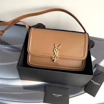Saint Laurent Brown Solferino Medium Shoulder Bag