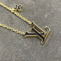 IDYLLE BLOSSOM LV PENDANT GOLD NECKLACE