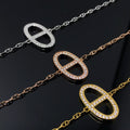 HM SMALL PIG NOSE DIAMOND BRACELET